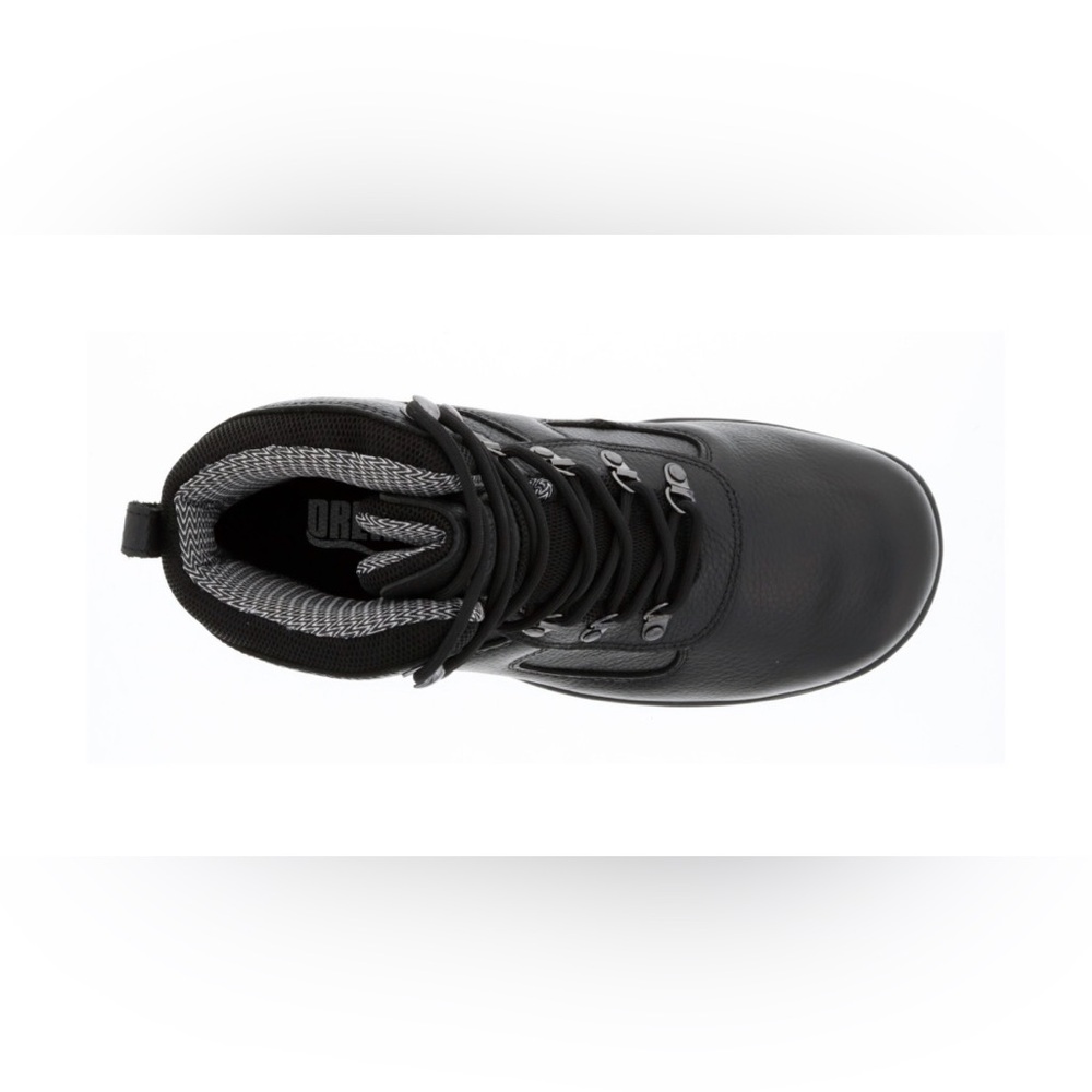 NEW Drew Rockford Men's 13M Waterproof Black Leather Hiking Work Boots Diabetic - Picture 6 of 14